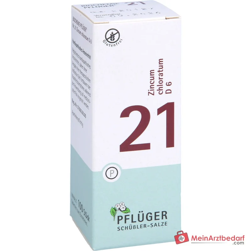 Biochemie Pflüger Nr. 21 Zincum chloratum D6 Tabletten, 400 St.