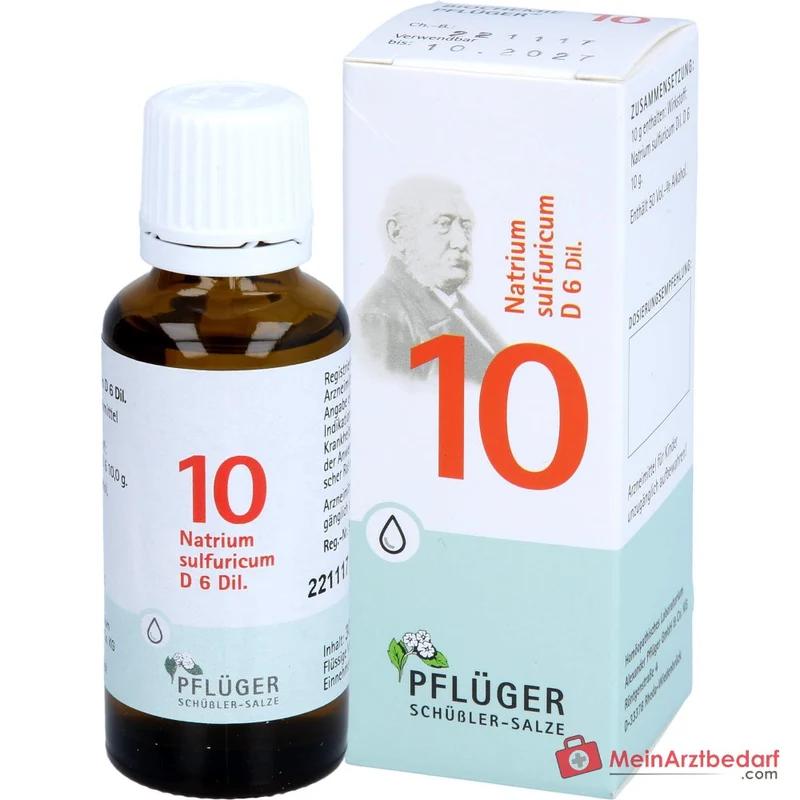 Biochemie Pflüger Nr. 10 Natrium sulfuricum D6 Tropfen
