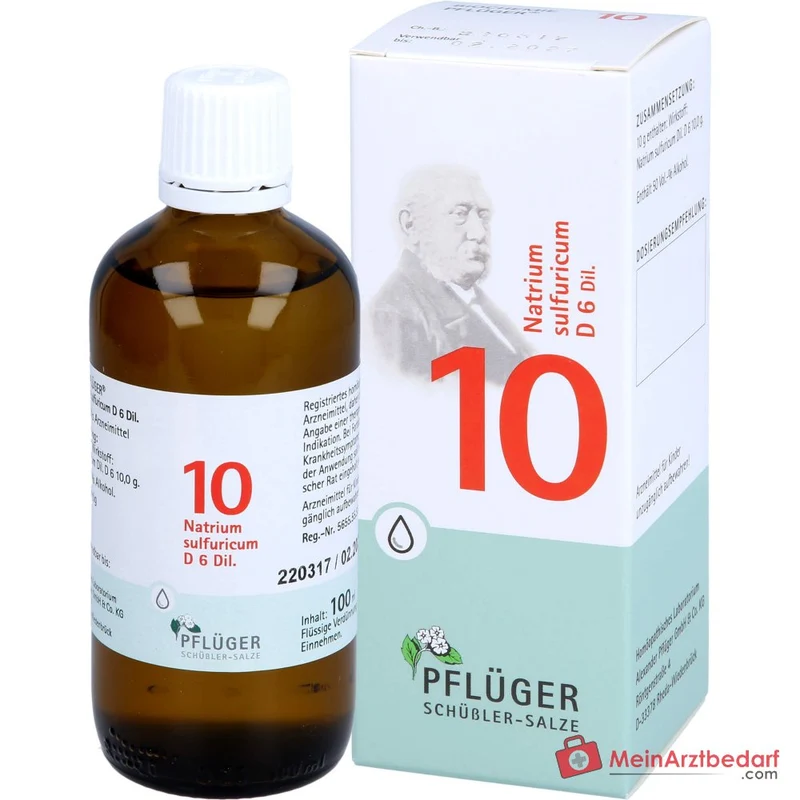 Biochemie Pflüger Nr. 10 Natrium sulfuricum D6 Tropfen