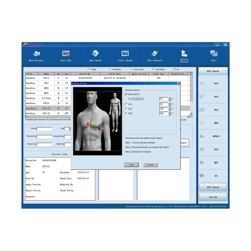 PC-EKG Biocare ECG-2000