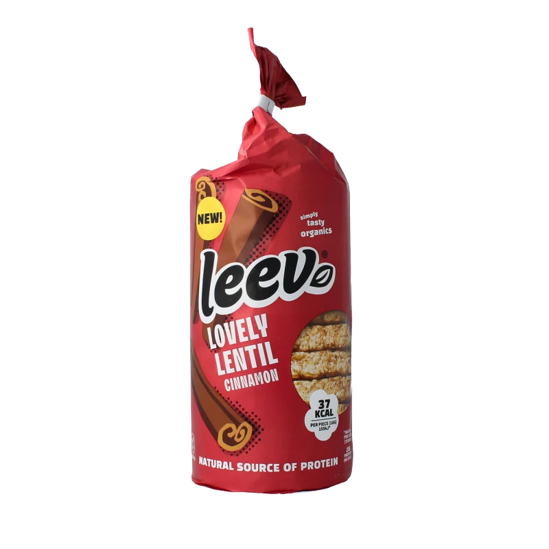 Leev Lovely wafels kaneel bio 130 gram