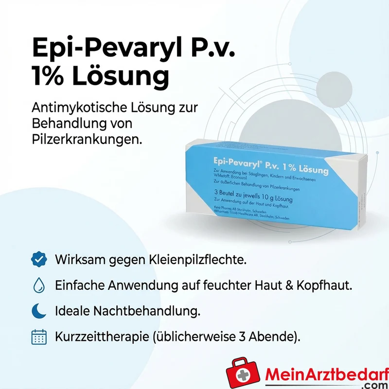 Epi-Pevaryl P.v. 1% Lösung (Econazol 100 mg) Einmalbeutel 1 St.