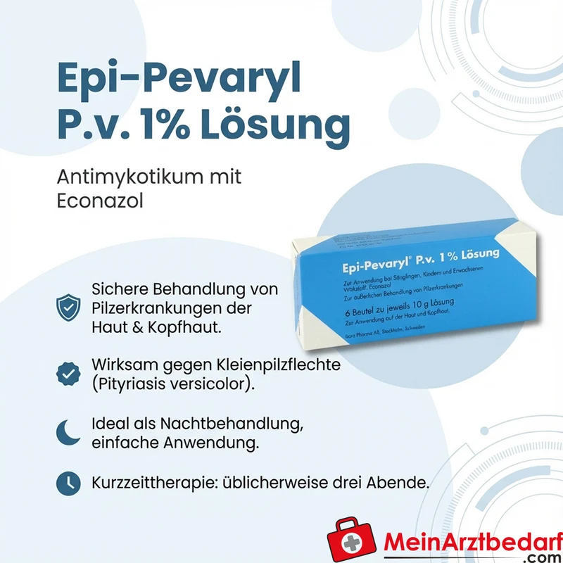 Epi-Pevaryl P.v. 1% Lösung (Econazol 100 mg) Einmalbeutel 1 St.