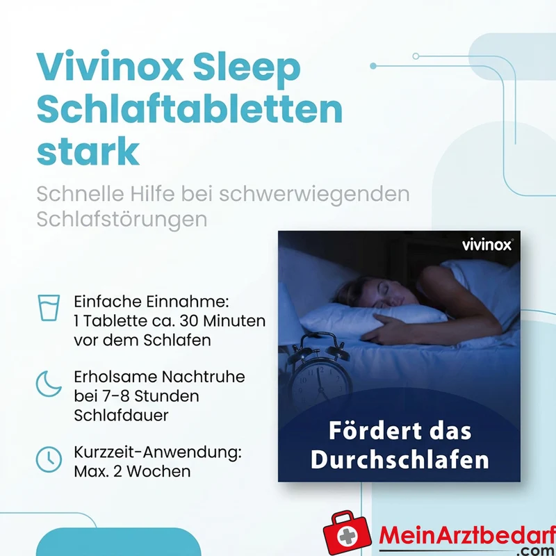 Vivinox Sleep Schlaftabletten stark Tabletten