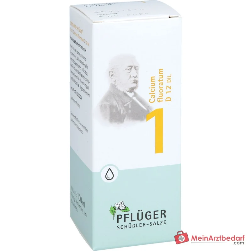Biochemie Pflüger Nr. 1 Calcium fluoratum D12 Tropfen, 100 ml