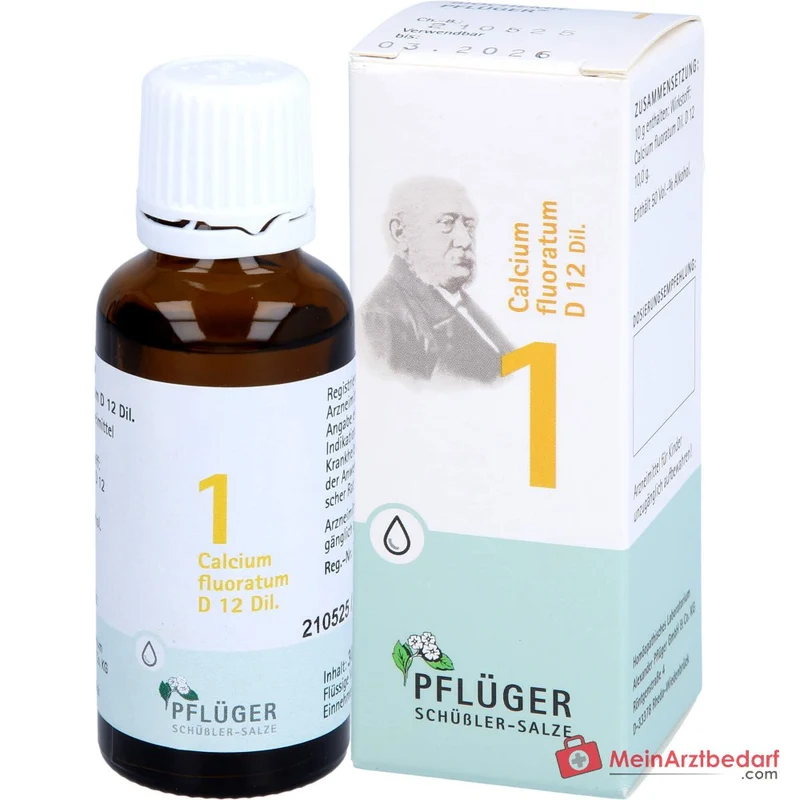 Biochemie Pflüger Nr. 1 Calcium fluoratum D12 Tropfen, 100 ml