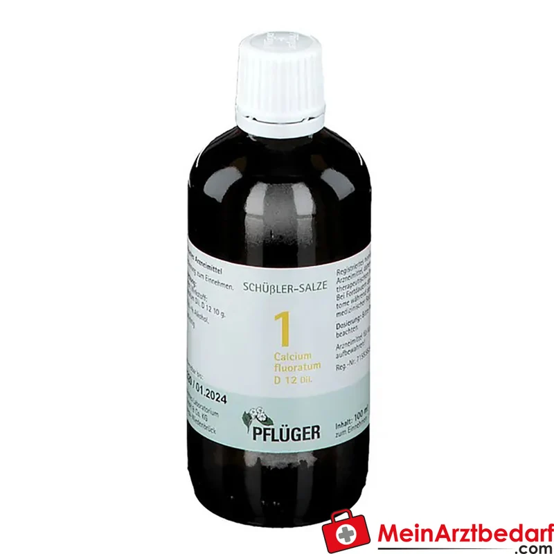 Biochemie Pflüger Nr. 1 Calcium fluoratum D12 Tropfen, 100 ml