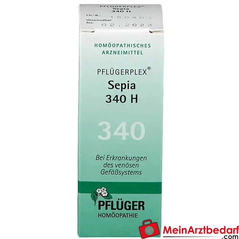Pflüger Pflügerplex Sepia 340 H Arnica montana / Hamamelis virginiana / Sepia officinalis / Vipera berus Tabletten, 100 St.