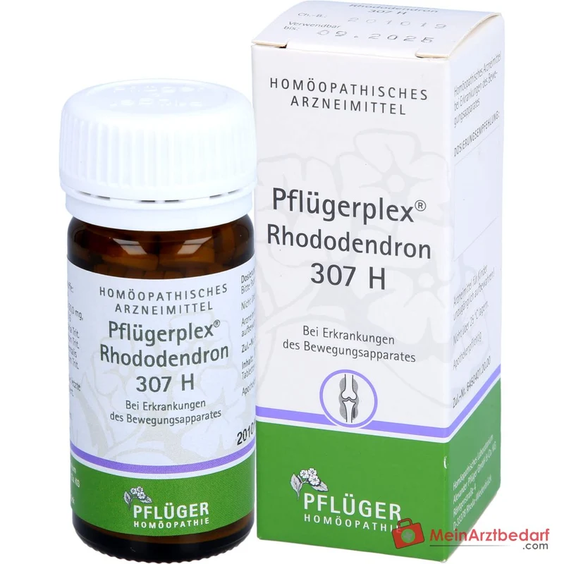 Pflüger Pflügerplex Rhododendron 307 H Acidum silicicum / Bryonia / Chelidonium majus / Filipendula ulmaria / Guajacum / Rhododendron / Thuja occidentalis Tabletten, 100 St.