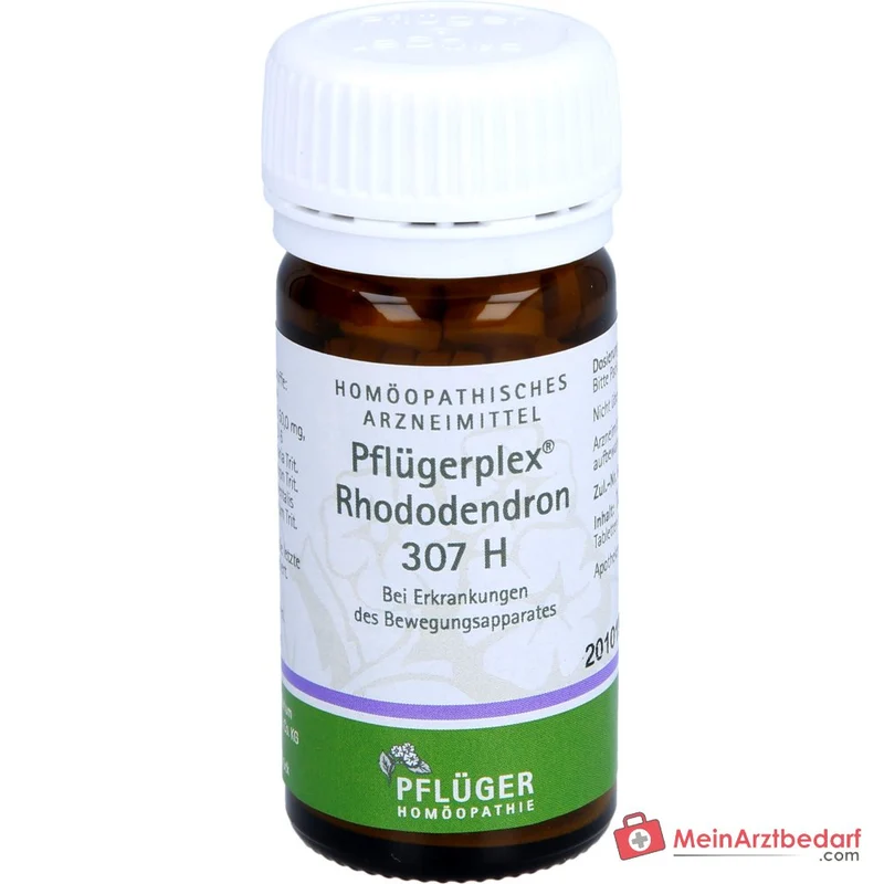 Pflüger Pflügerplex Rhododendron 307 H Acidum silicicum / Bryonia / Chelidonium majus / Filipendula ulmaria / Guajacum / Rhododendron / Thuja occidentalis Tabletten, 100 St.