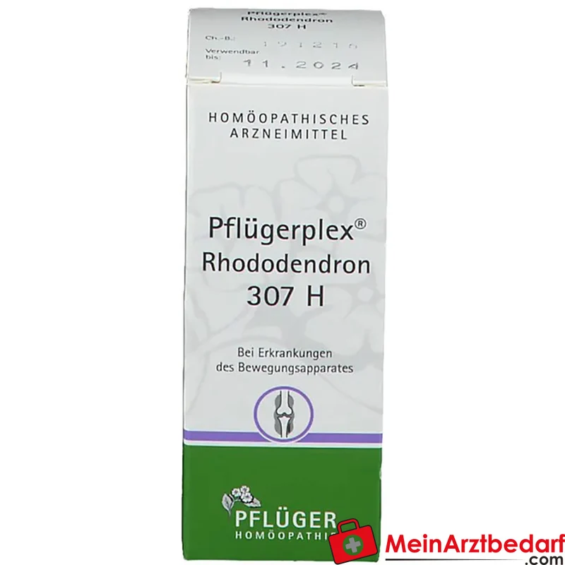 Pflüger Pflügerplex Rhododendron 307 H Acidum silicicum / Bryonia / Chelidonium majus / Filipendula ulmaria / Guajacum / Rhododendron / Thuja occidentalis Tabletten, 100 St.