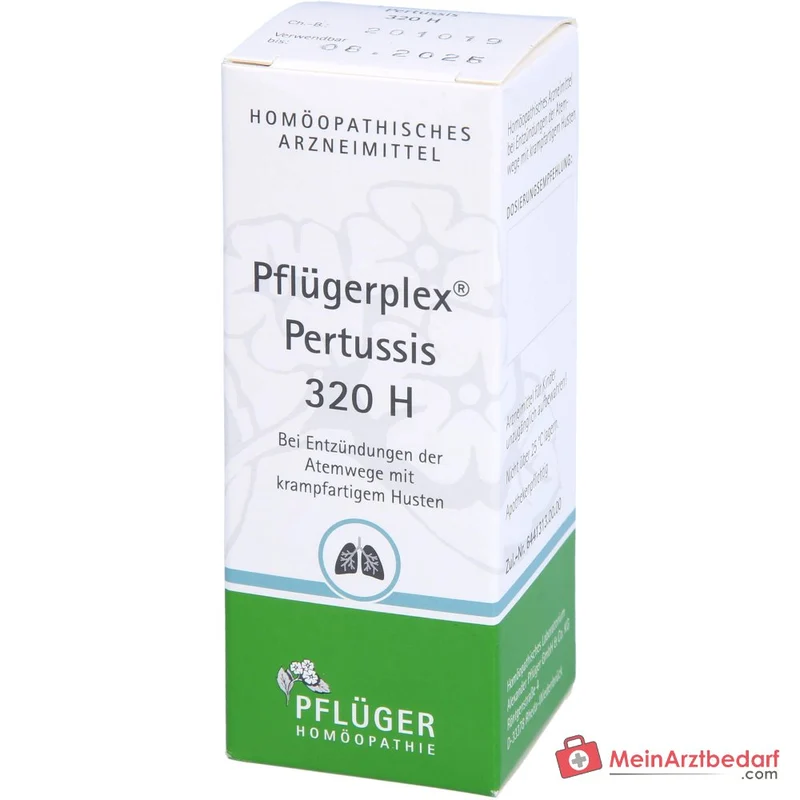 Pflüger Pflügerplex Pertussis 320 H Carbo vegetabilis / Ipecacuanha / Cuprum metallicum / Drosera / Hyoscyamus niger / Narcissus pseudonarcissus / Spongilla lacustris / Dactylopius coccus Tabletten, 100 St.
