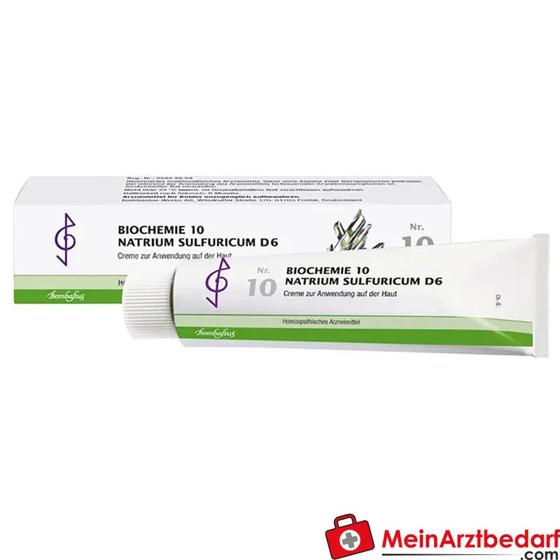 Bombastus Biochemie Natrium sulfuricum D6 Creme 10 mg 30 g