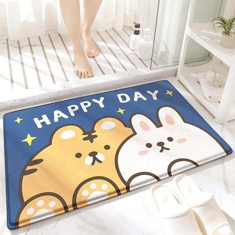 Verspieltes Tierdesign Badmatte