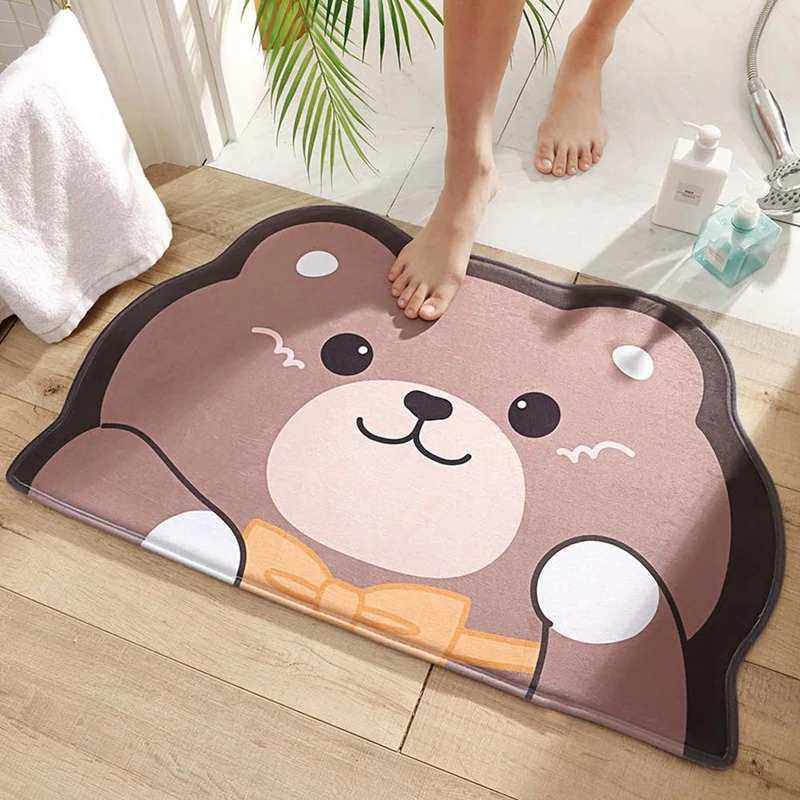 Verspieltes Tierdesign Badmatte