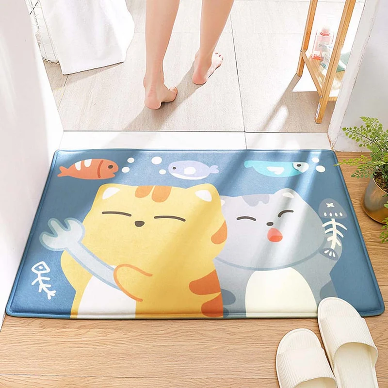 Verspieltes Tierdesign Badmatte