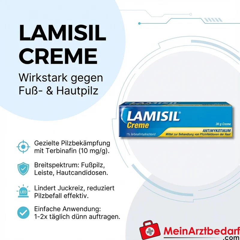 Lamisil Creme Terbinafinhydrochlorid 10 mg/g Creme