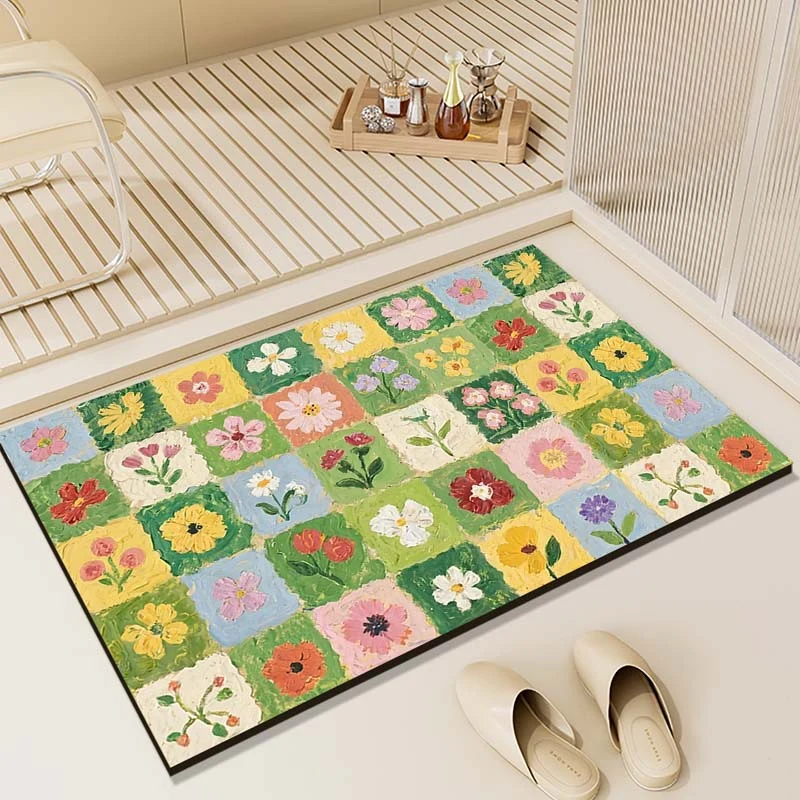 Blumenmuster Multifunktionale Fußmatte
