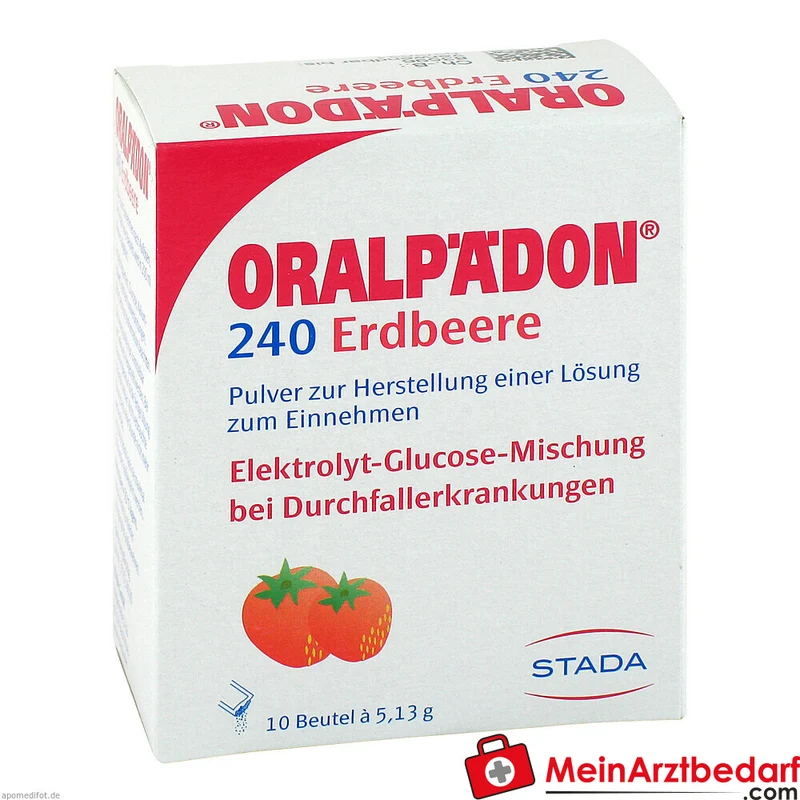 Oralpädon 240 Erdbeere Granulat Trinklösung 1 Beutel