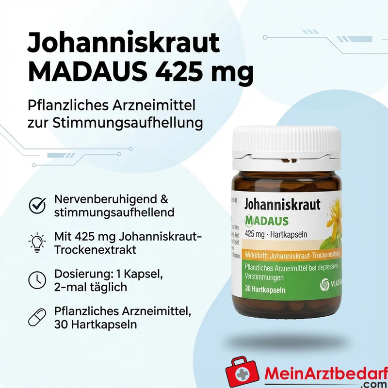 MADAUS Johanniskraut 425 mg Kapseln