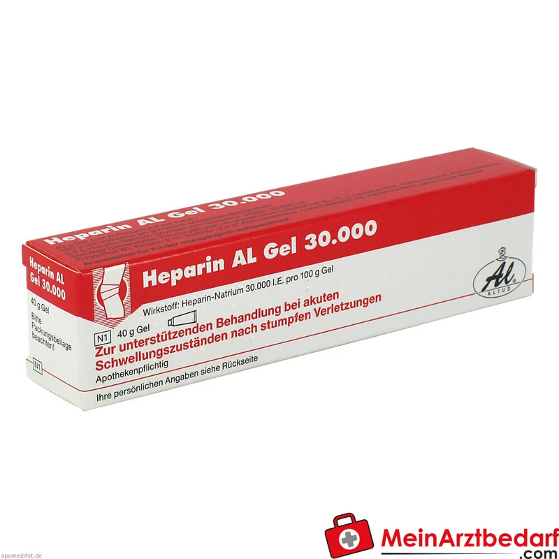 Heparin AL 30.000 I.E./100 g Heparin‑Natrium Gel gegen Prellungen und Blutergüsse