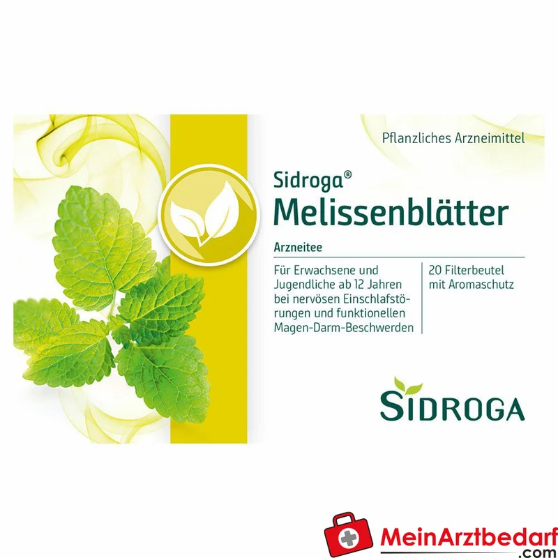 Sidroga Melissenblättertee 1500 mg Filterbeutel 20 Stück