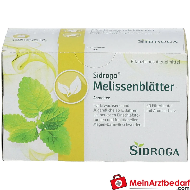 Sidroga Melissenblättertee 1500 mg Filterbeutel 20 Stück