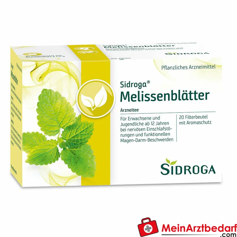 Sidroga Melissenblättertee 1500 mg Filterbeutel 20 Stück