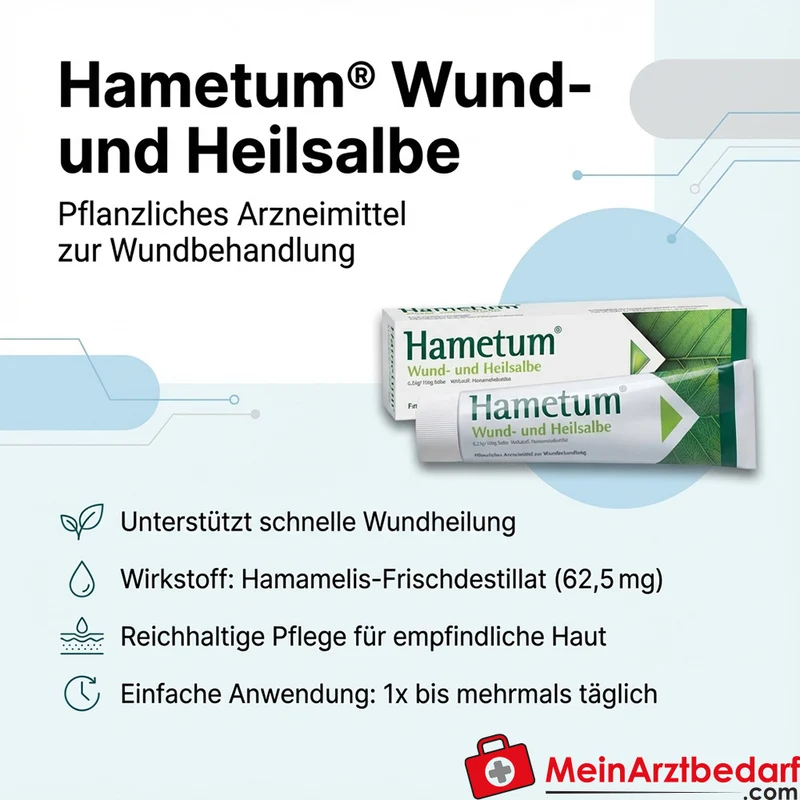 Hametum Wund- und Heilsalbe Hamamelisdestillat Salbe