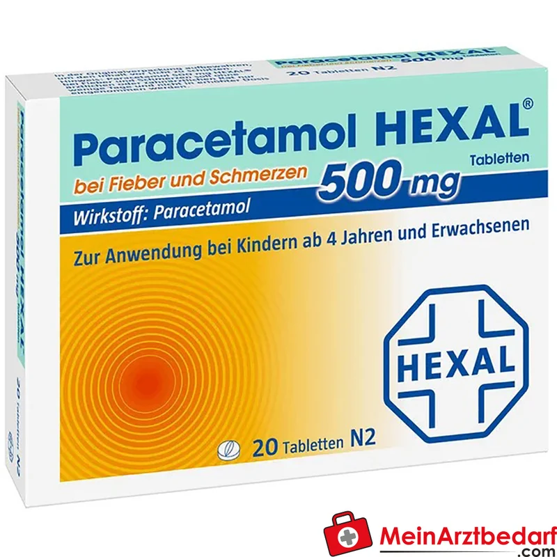 HEXAL Paracetamol 500 mg Tabletten 20 Stück