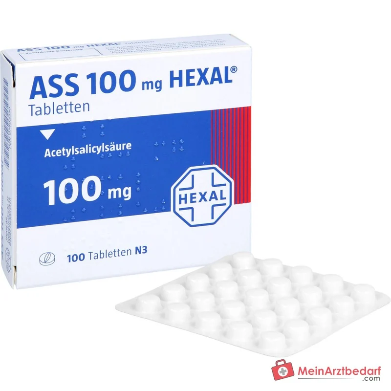 Hexal ASS 100 mg Filmtabletten, 100 St