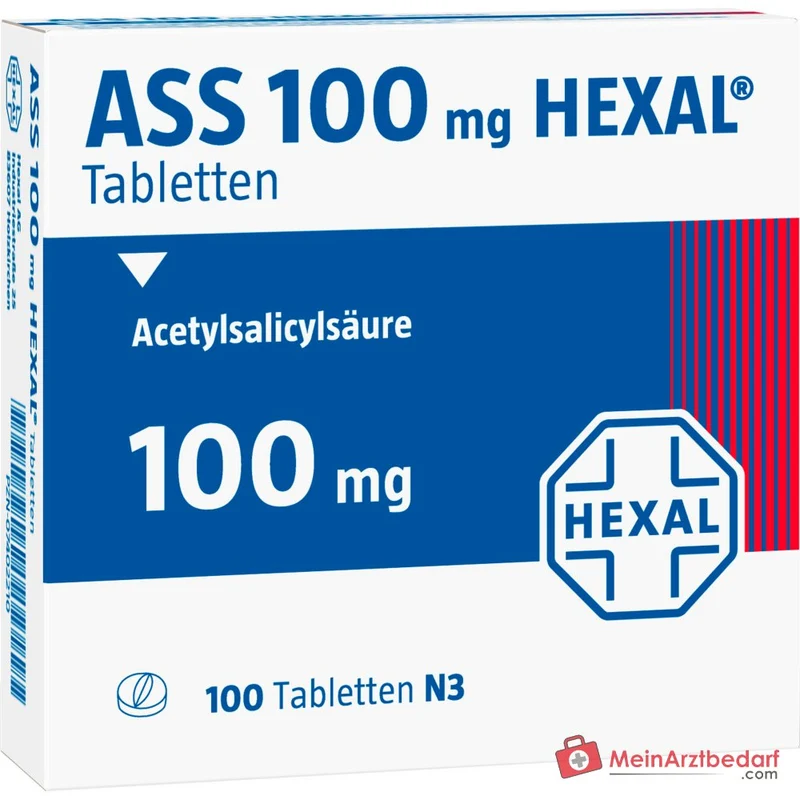 Hexal ASS 100 mg Filmtabletten, 100 St