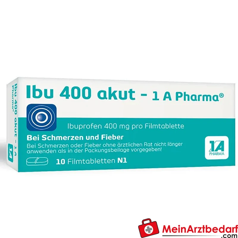 1A Pharma Ibu akut 400 mg Tabletten (Ibuprofen)