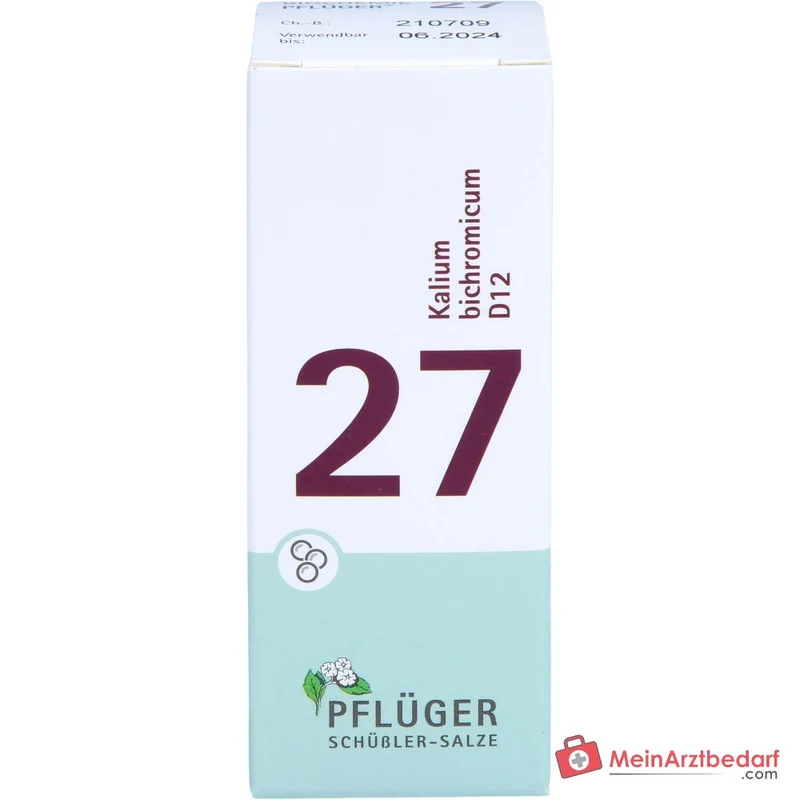 Biochemie Pflüger Globuli Nr. 27 Kalium bichromicum D12 Streukügelchen, 15 g