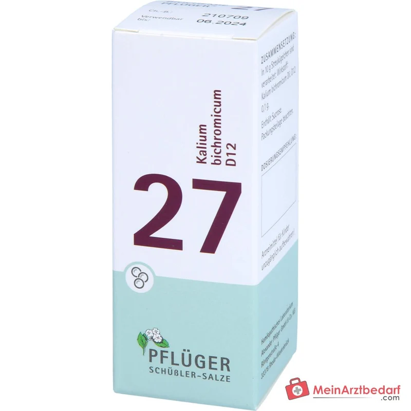 Biochemie Pflüger Globuli Nr. 27 Kalium bichromicum D12 Streukügelchen, 15 g