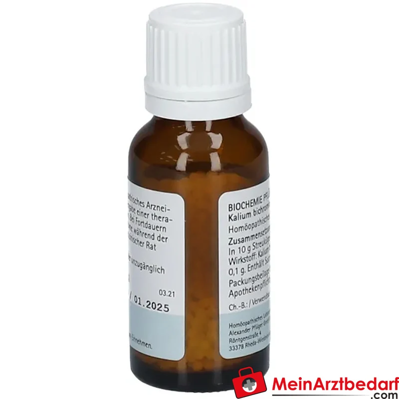 Biochemie Pflüger Globuli Nr. 27 Kalium bichromicum D12 Streukügelchen, 15 g