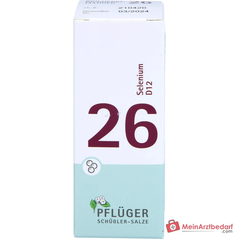 Biochemie Pflüger Globuli Nr. 26 Selenium D12 Streukügelchen, 15 g