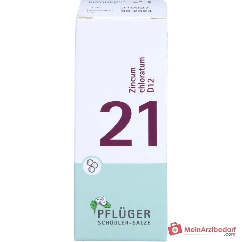 Biochemie Pflüger Globuli Nr. 21 Zincum chloratum D12 Streukügelchen, 15 g