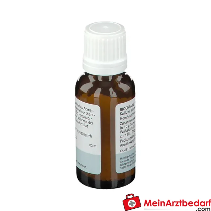 Biochemie Pflüger Globuli Nr. 20 Kalium aluminium sulfuricum D12 Streukügelchen, 15 g
