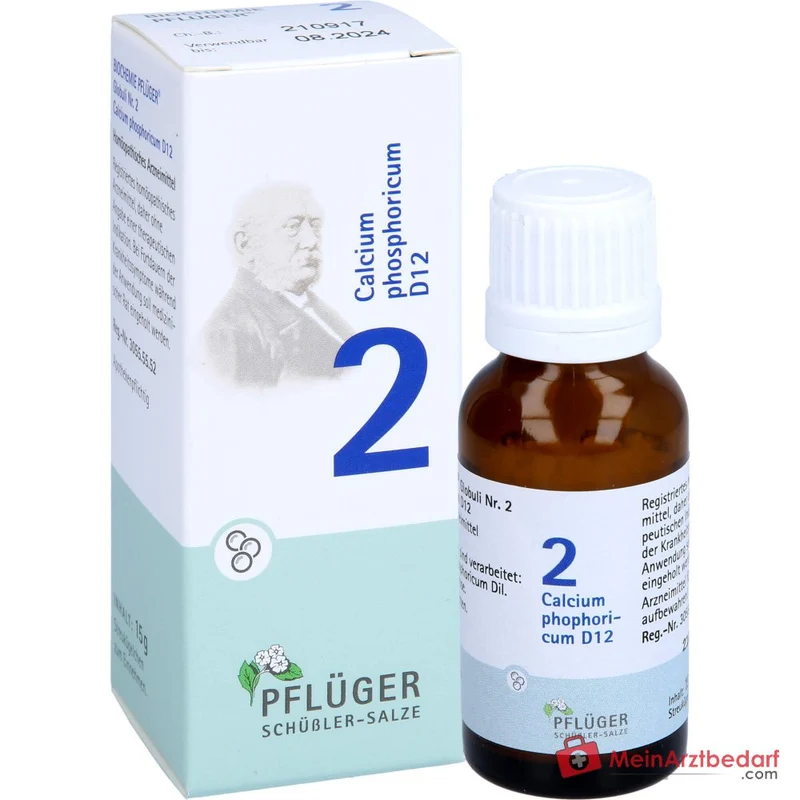 Pflüger Biochemie Globuli Nr. 2 Calcium phosphoricum D12 Globuli, 15 g