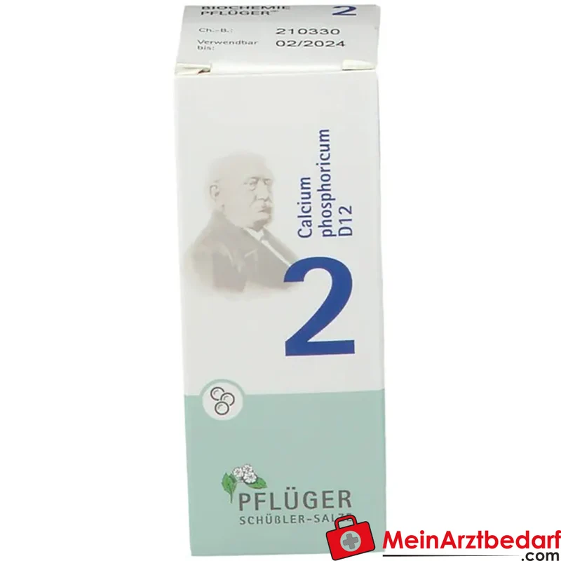 Pflüger Biochemie Globuli Nr. 2 Calcium phosphoricum D12 Globuli, 15 g