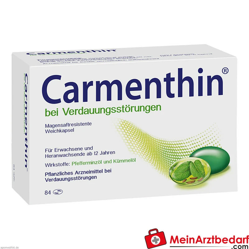 Carmenthin Kapseln (Pfefferminze, Kümmel) bei Verdauungsstörungen