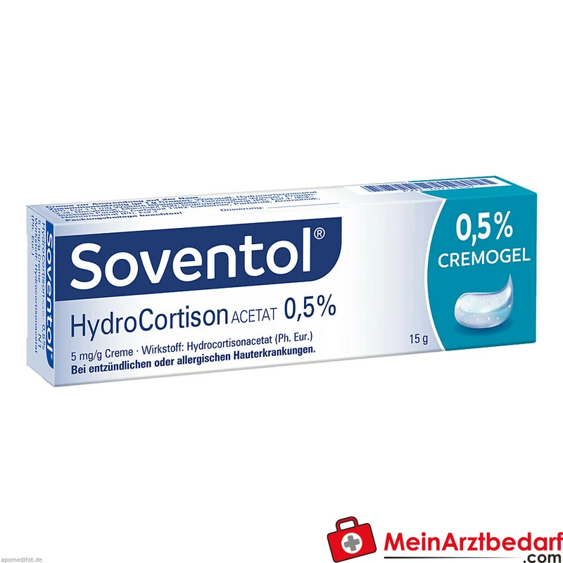 Soventol Hydrocortisonacetat 0,5% Creme zur äußeren Anwendung