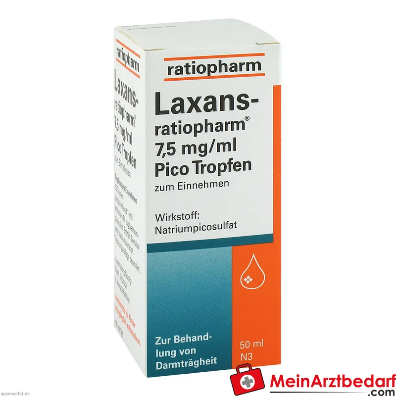 ratiopharm Laxans 7,5 mg/ml Natriumpicosulfat Lösung zum Einnehmen, Tropfen
