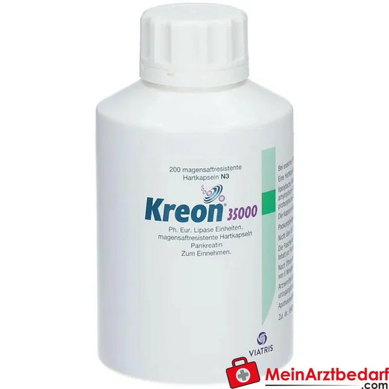 Kreon 35.000 Ph.Eur. Lipase‑Einheiten Pankreasenzyme Kapseln