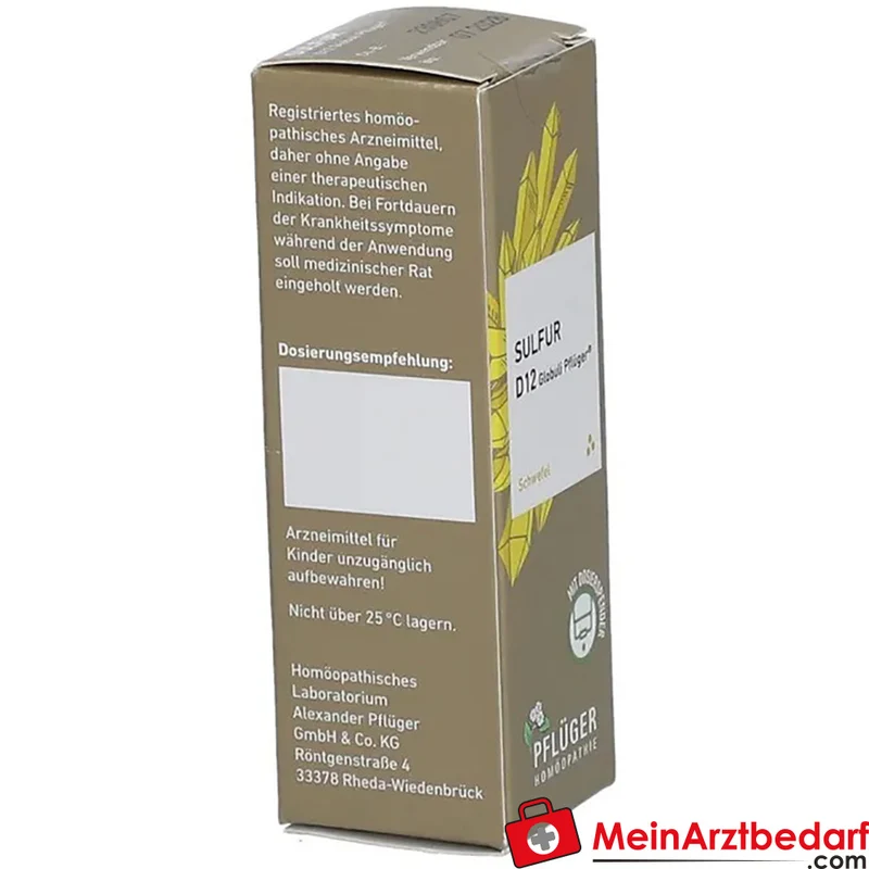 Pflüger Sulfur D12 Globuli 10 g