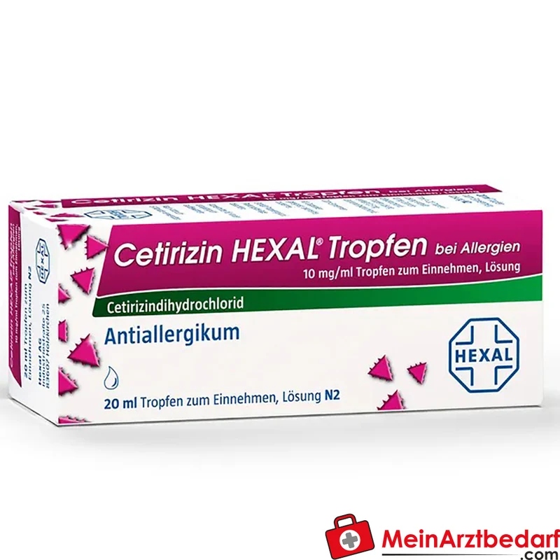 Hexal Cetirizin 10 mg/ml Tropfen bei Allergien