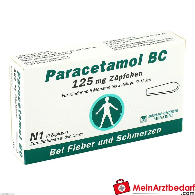 BC Paracetamol 125 mg Zäpfchen für Säuglinge