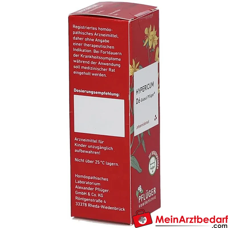 Pflüger Hypericum D6 Globuli 10 g
