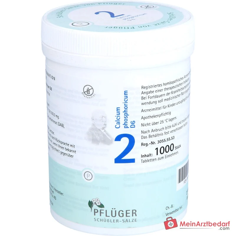 Pflüger Biochemie Nr. 2 Calcium phosphoricum D6 Tabletten, 100 St.